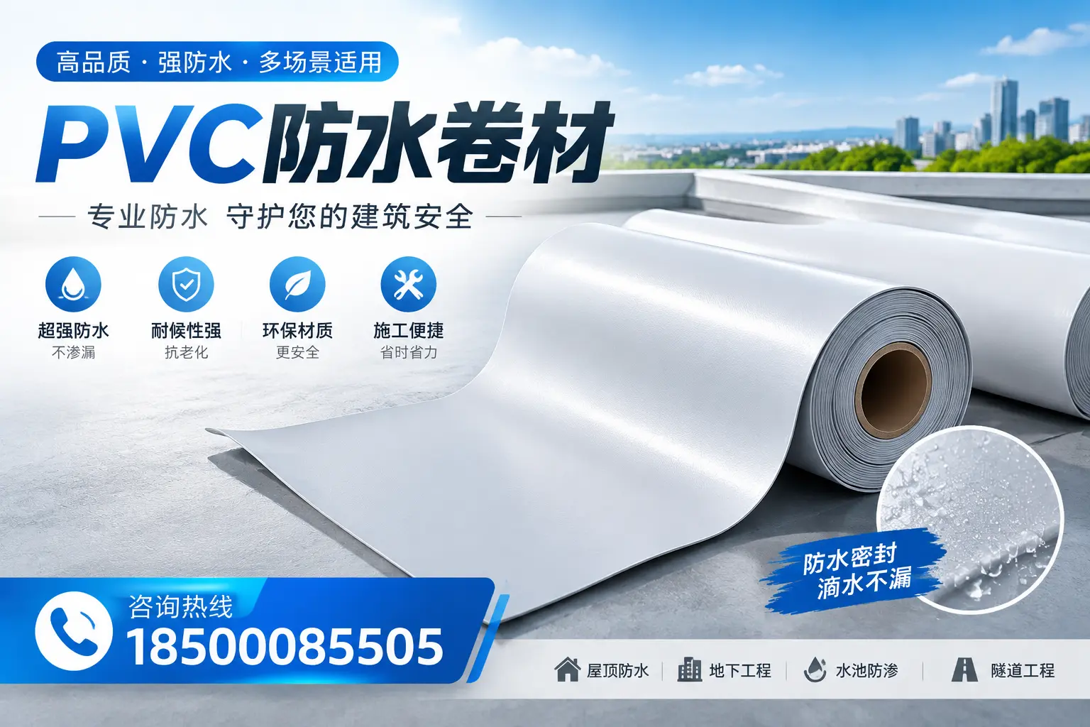 PVC防水卷材的市场竞争分析,宁波品牌选择参考